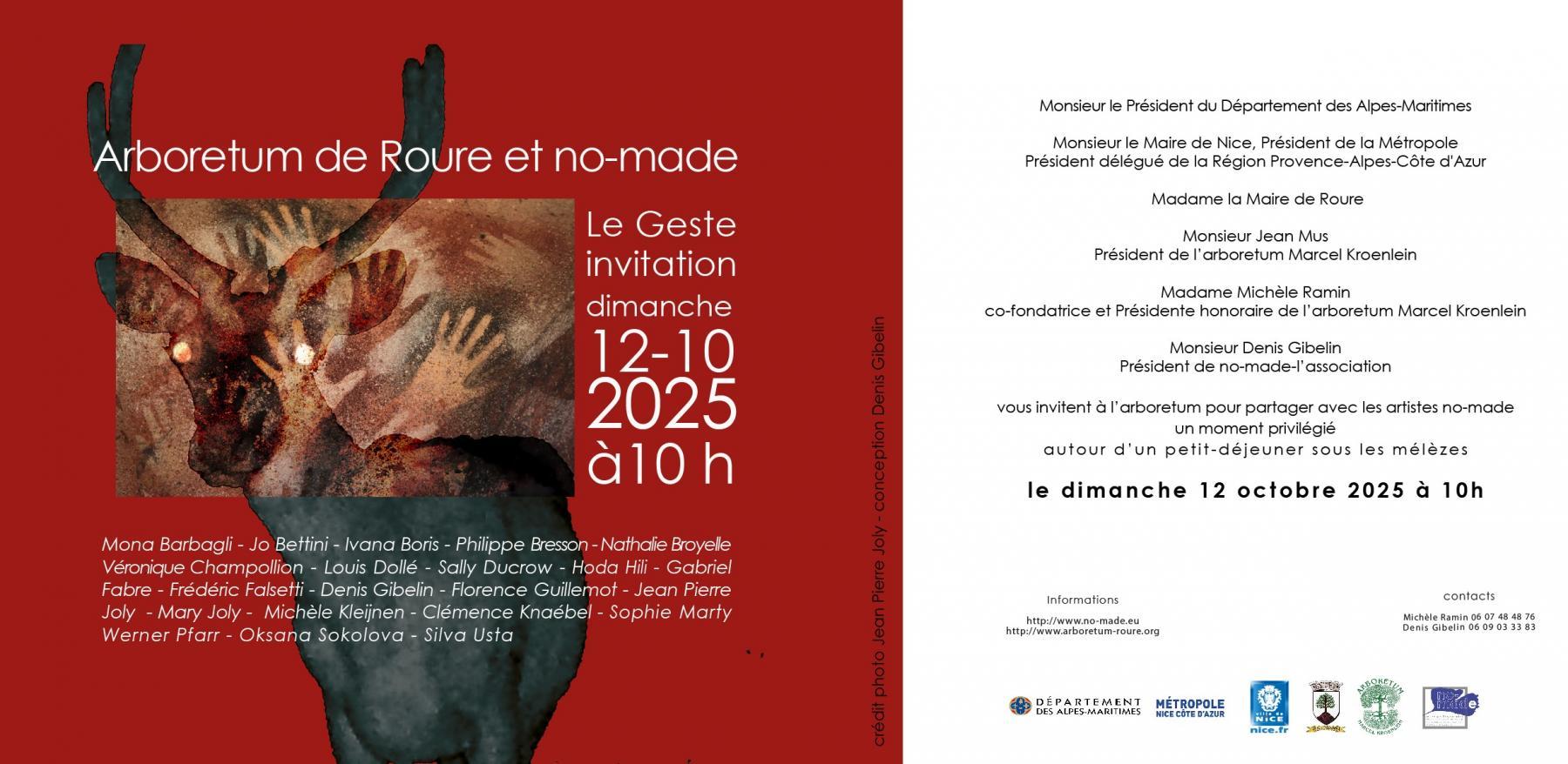 NO-MADE - ARBORETUM DE ROURE - LE GESTE