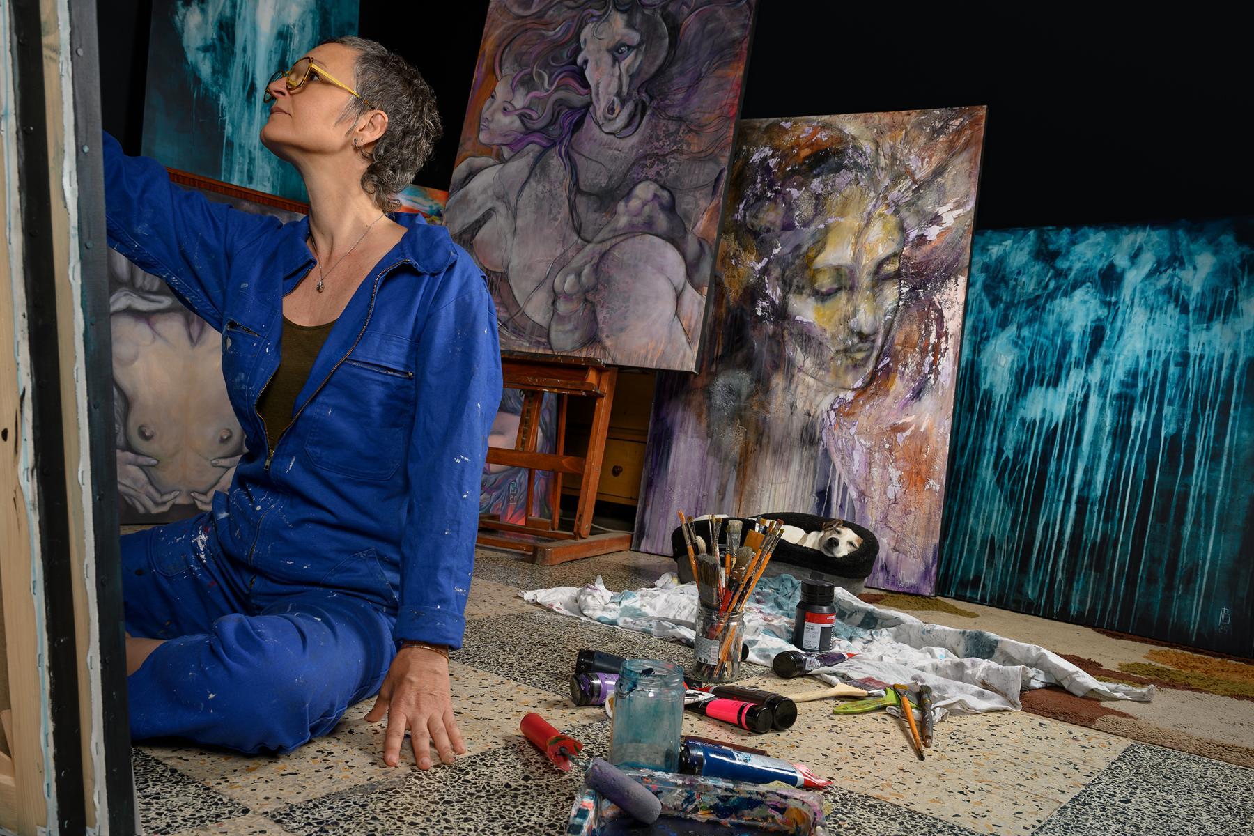 MES OEUVRES PRESENTÉES dans LA GALERIE LUCIAN & VICTOR