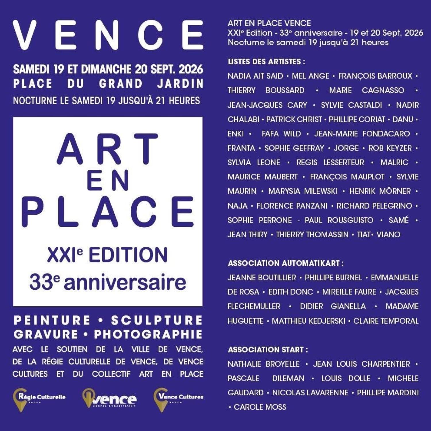 ART EN PLACE VENCE