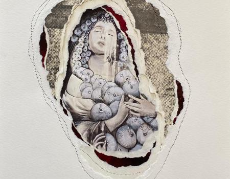 1-2023 en 30/40 version en 30X40 cm  pour St Agathe , de Nathalie Broyelle