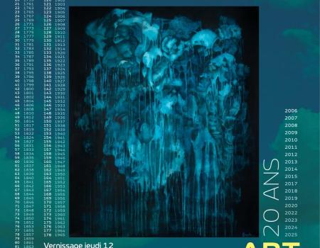 Antique de Nathalie Broyelle - Peinture acrylique sur toile - 100*120 cm - 2025